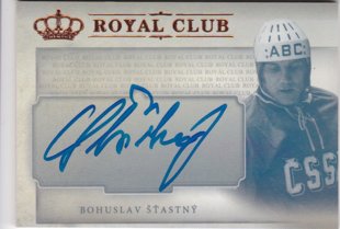 Hokejová karta Bohuslav Šťastný OFS Icebook Royal Club Signature