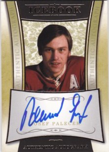 Hokejová karta Josef Paleček OFS Icebook Authentic Autograph Gold