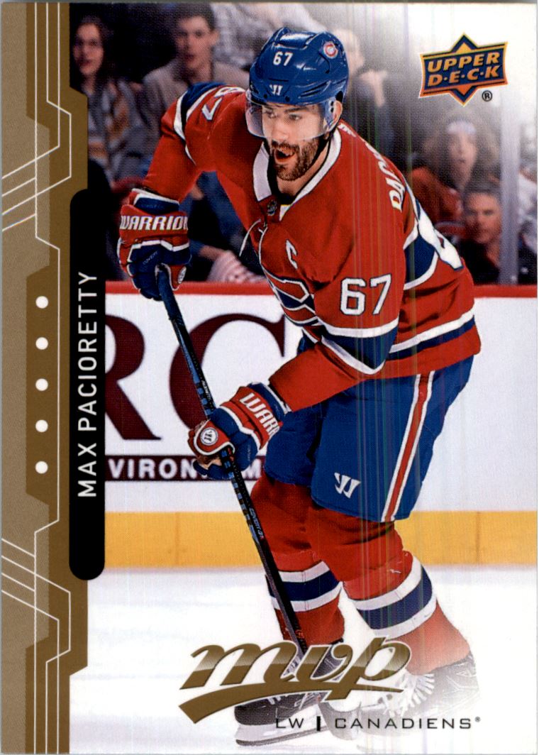 Hokejová karta Max Pacioretty UD MVP 2018-19 č.19