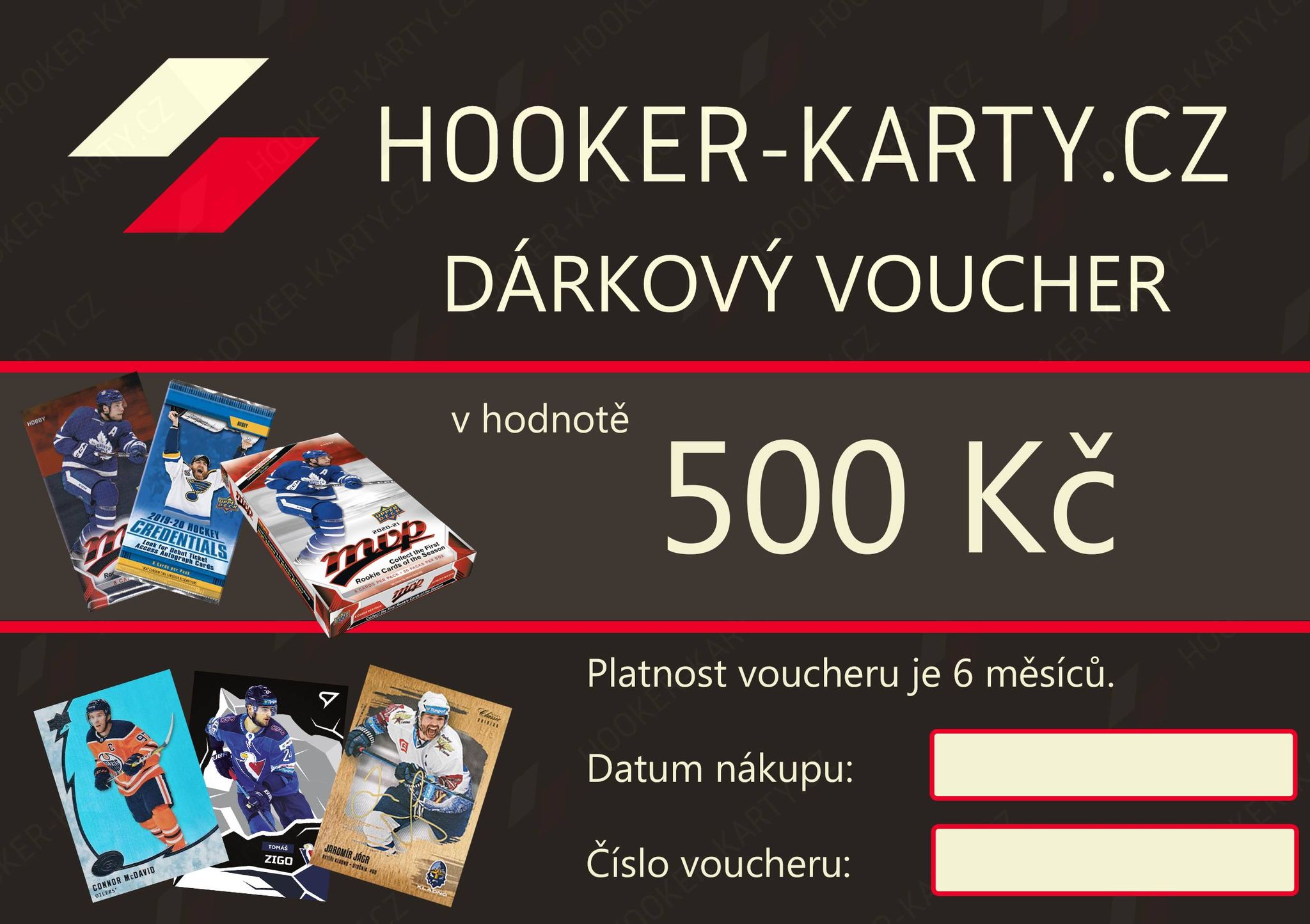 Dárkový poukaz v hodnotě 500Kč