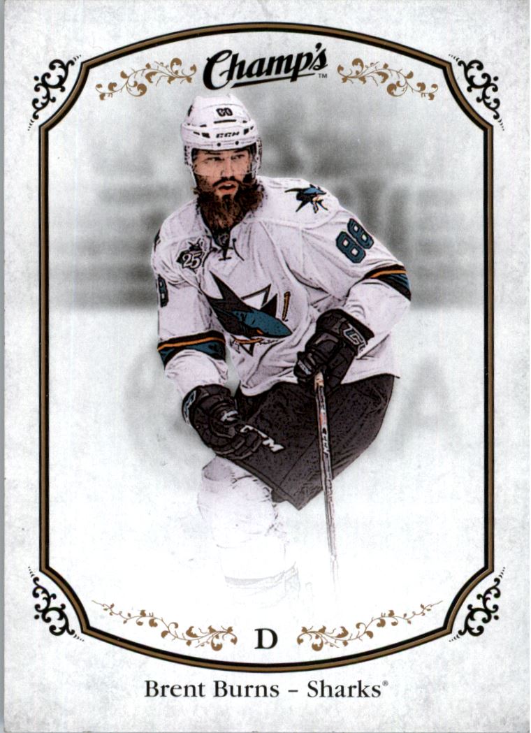 Hokejová karta Brent Burns UD Champs 2015-16, č. 16