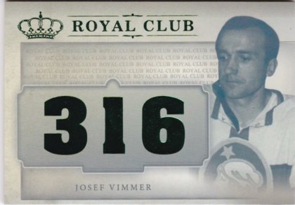 Hokejová karta Josef Wimmer OFS Icebook Royal Club Green