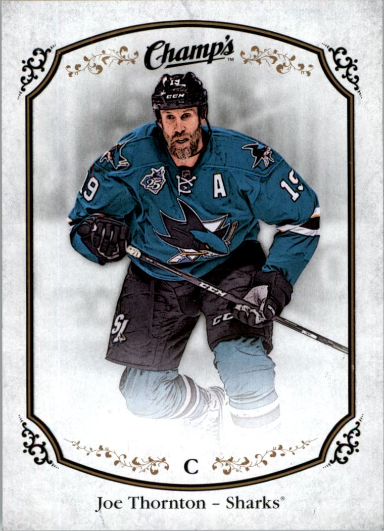 Hokejová karta Joe Thornton UD Champs 2015-16, č. 50