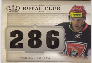Hokejová karta Jaroslav Kudrna OFS Icebook Royal Club Gold
