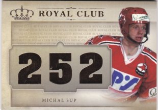 Hokejová karta Michal Sup OFS Icebook Royal Club Gold