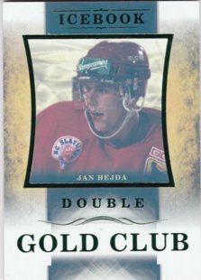 Hokejová karta Jan Hejda OFS Icebook Gold Club Green