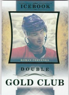 Hokejová karta Roman Červenka OFS Icebook Gold Club Green