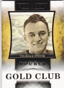 Hokejová karta Vilibald Šťovík OFS Icebook Gold Club Gold
