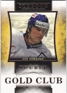 Hokejová karta Jan Tomajko OFS Icebook Gold Club Gold
