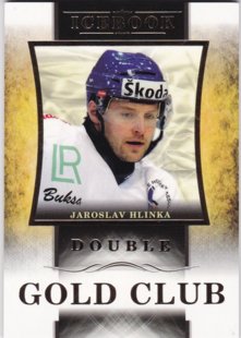 Hokejová karta Jaroslav Hlinka OFS Icebook Gold Club Gold