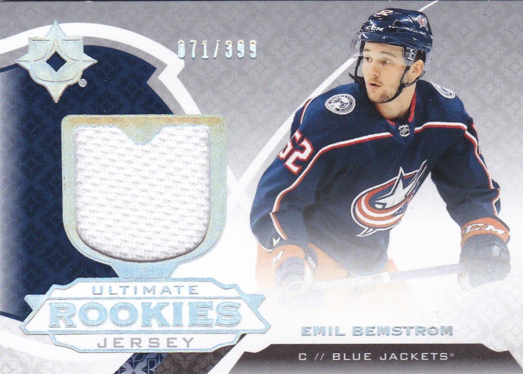 Hokejová karta Emil Bemstrom Ultimate 2019-20 Rookies Jersey /399 č. 177