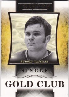 Hokejová karta Rudolf Tajcnár OFS Icebook Gold Club Gold