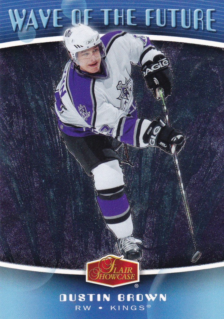 Hokejová karta Dustin Brown Flair Showcase 06-07 Wave of the Future č. WF17
