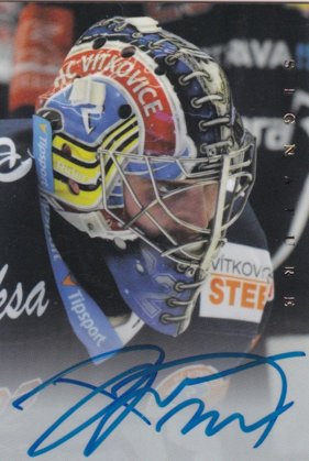 Hokejová karta Patrik Bartošák OFS 2018 YWB YGB Emotion Signature