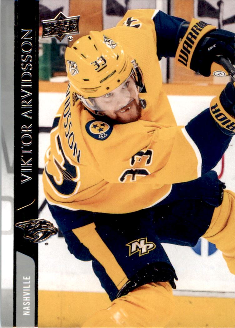 Hokejová Karta Viktor Arvidsson UD 2020-21 series 2 Č. 354