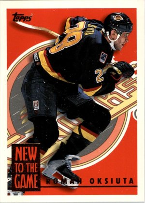 Hokejová karta Roman Oksiuta Topps 1995-96 New To The Game č. 8NG