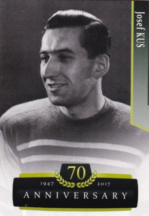 Hokejová karta Josef Kus OFS 17/18 S.II. 70th Anniversary