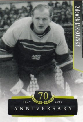 Hokejová karta Zdeněk Jarkovský OFS 17/18 S.II. 70th Anniversary
