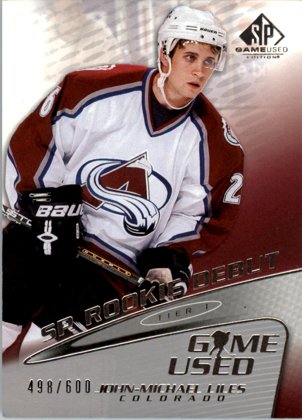 Hokejová karta John-Michael Liles SP Game Used 2004-05 limit /600  č. 58