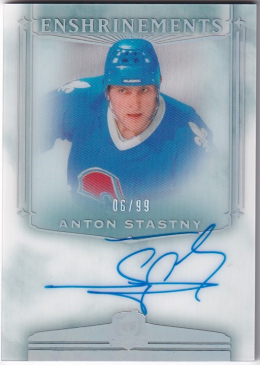 Hokejová karta Anton Šťastný UD The Cup 2019-20 Enshrinements /99 č. E-AS