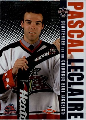 Hokejová karta Pascal Leclaire Pacific Vanguard 2003-04 Rookie /1650 č. 108