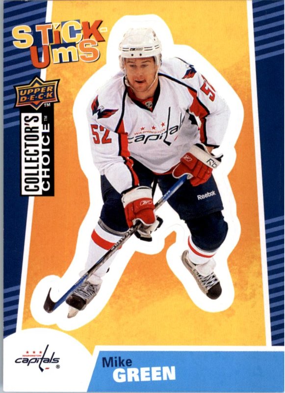 Hokejová karta Mike Green UD Collector´s Choice 2009-10 Stick Ums č. US30