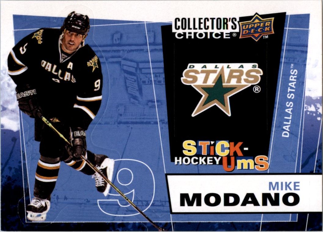 Hokejová karta Mike Modano UD Collector´s Choice 2008-09 Stick Ums č. UMS19