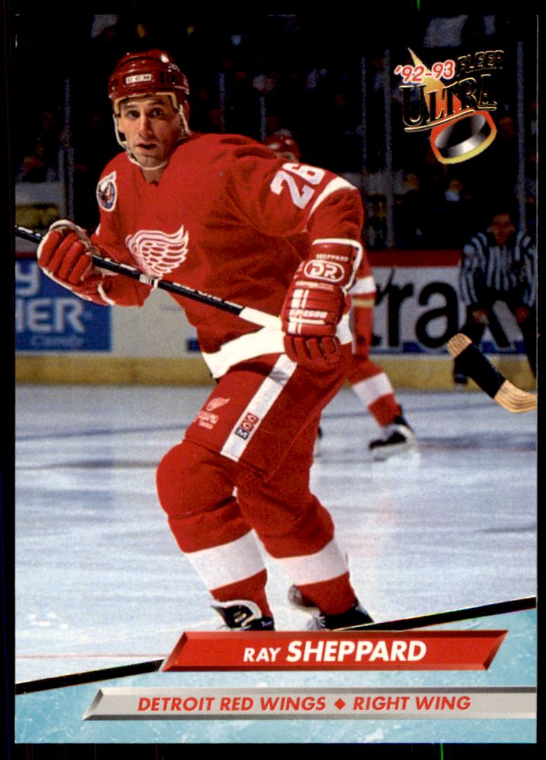 Hokejová karta Ray Sheppard Fleer Ultra 1992-93 řadová č. 289