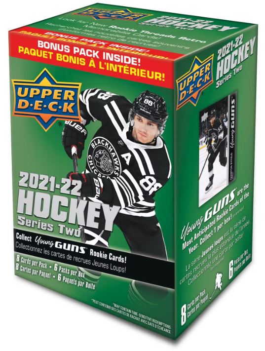 Box hokejových karet UD Series 2 2021-22 Blaster