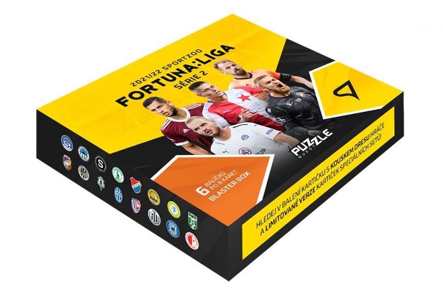 Box fotbalových karet Fortuna:Liga 2021-22 Série 2 Blaster