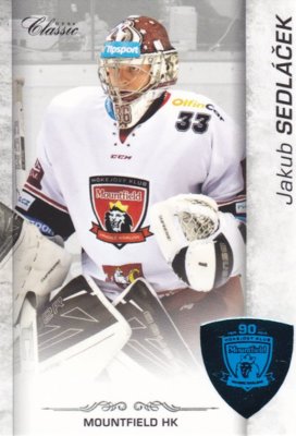 Hokejová karta Jakub Sedláček OFS 17/18 S.I. Blue