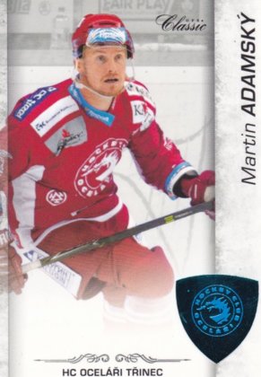 Hokejová karta Martin Adamský OFS 17/18 S.I. Blue