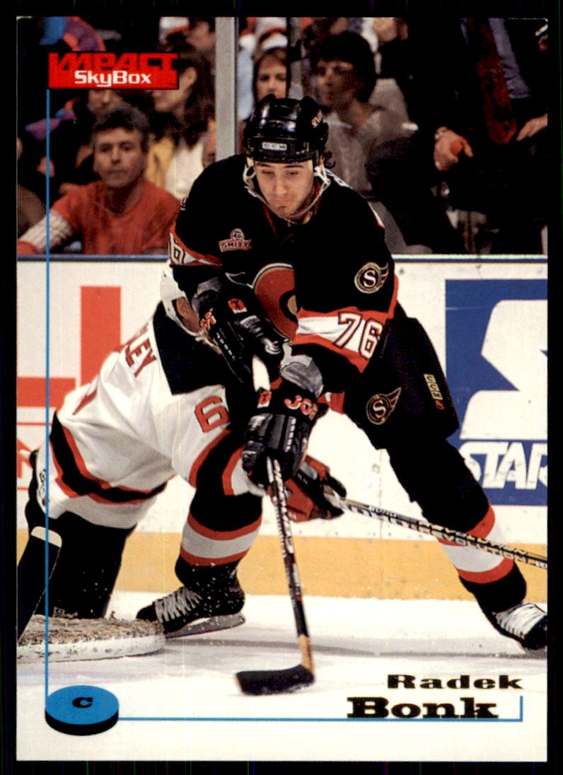 Hokejová karta Radek Bonk Fleer SkyBox 1996-97 řadová č. 87
