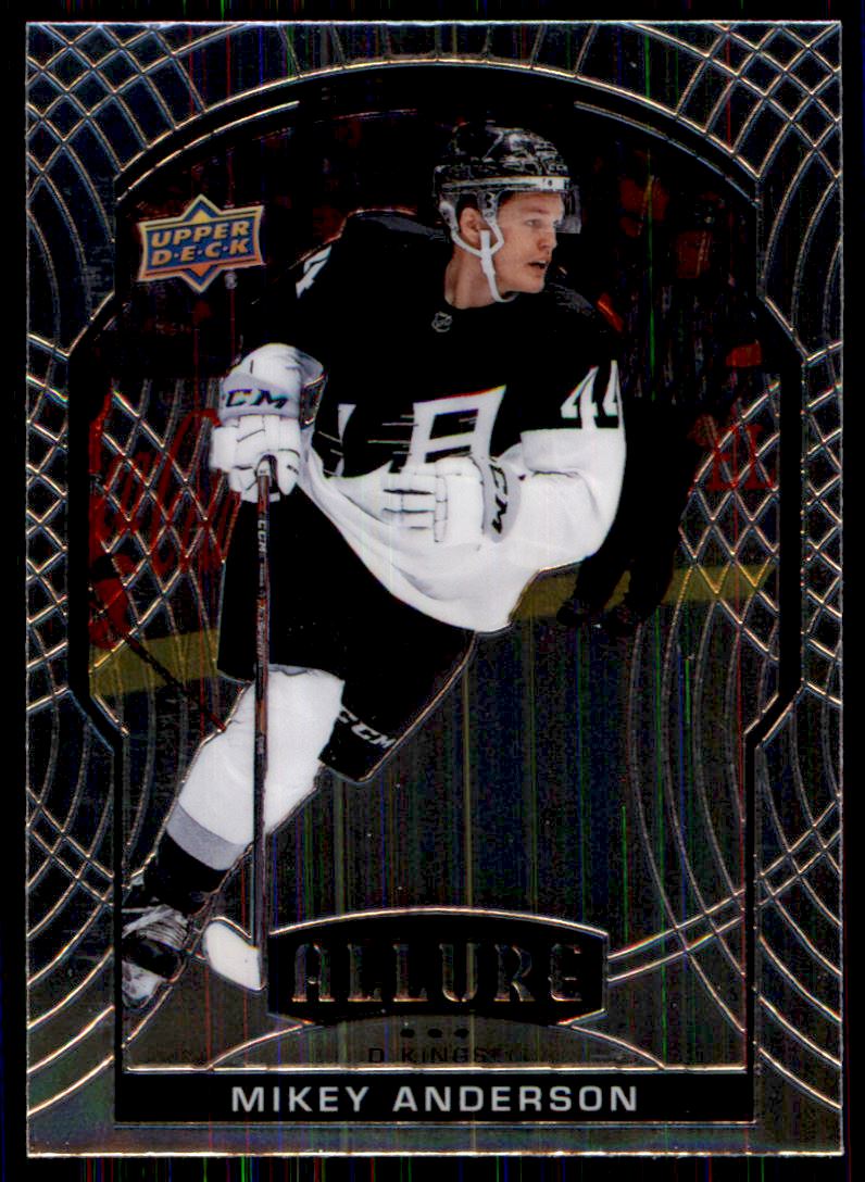 Hokejová karta Mikey Anderson UD Allure 2020-21 Rookie č. 83