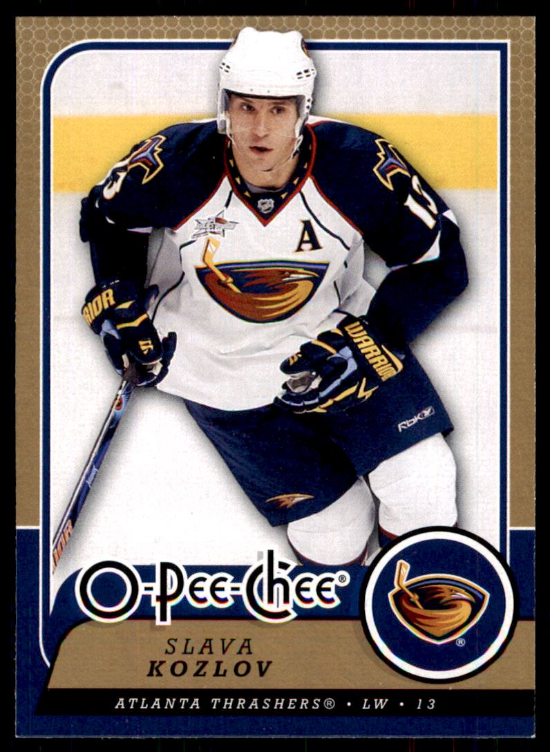 Hokejová karta Slava Kozlov OPC 2008-09 řadová č.17