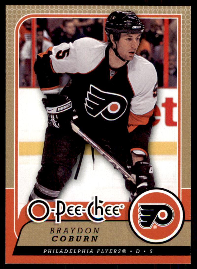 Hokejová karta Braydon Coburn OPC 2008-09 řadová č.24