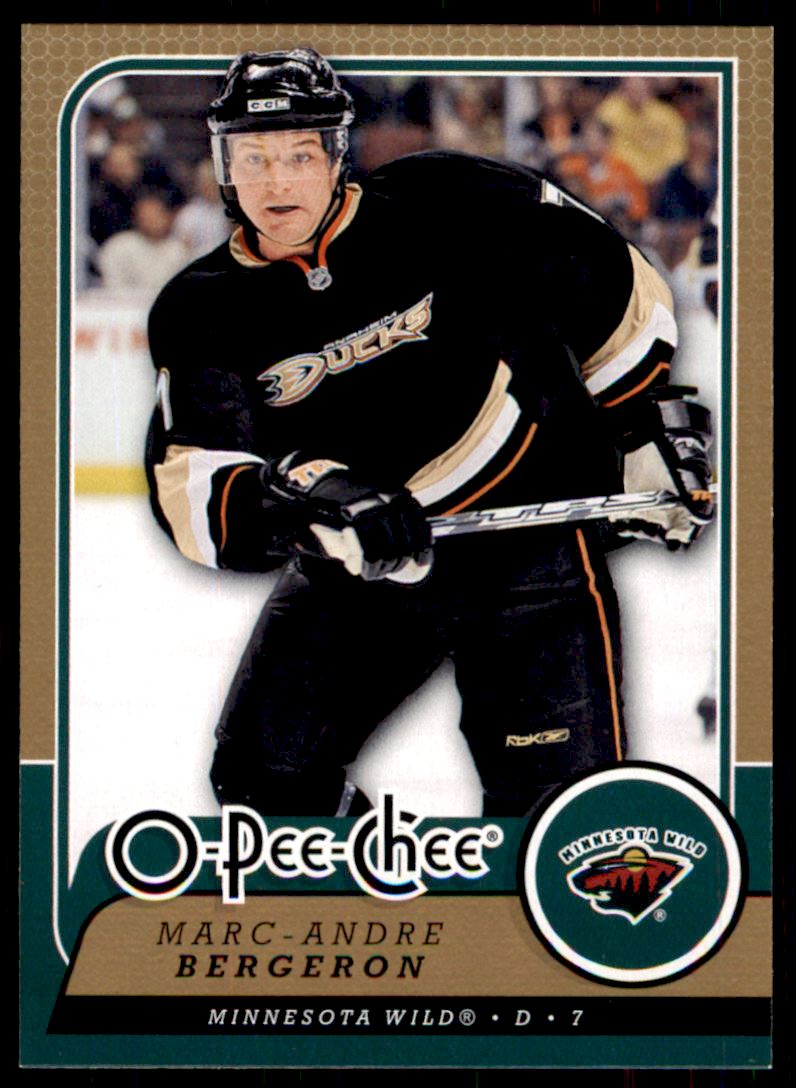 Hokejová karta Marc-Andre Bergeron OPC 2008-09 řadová č.31