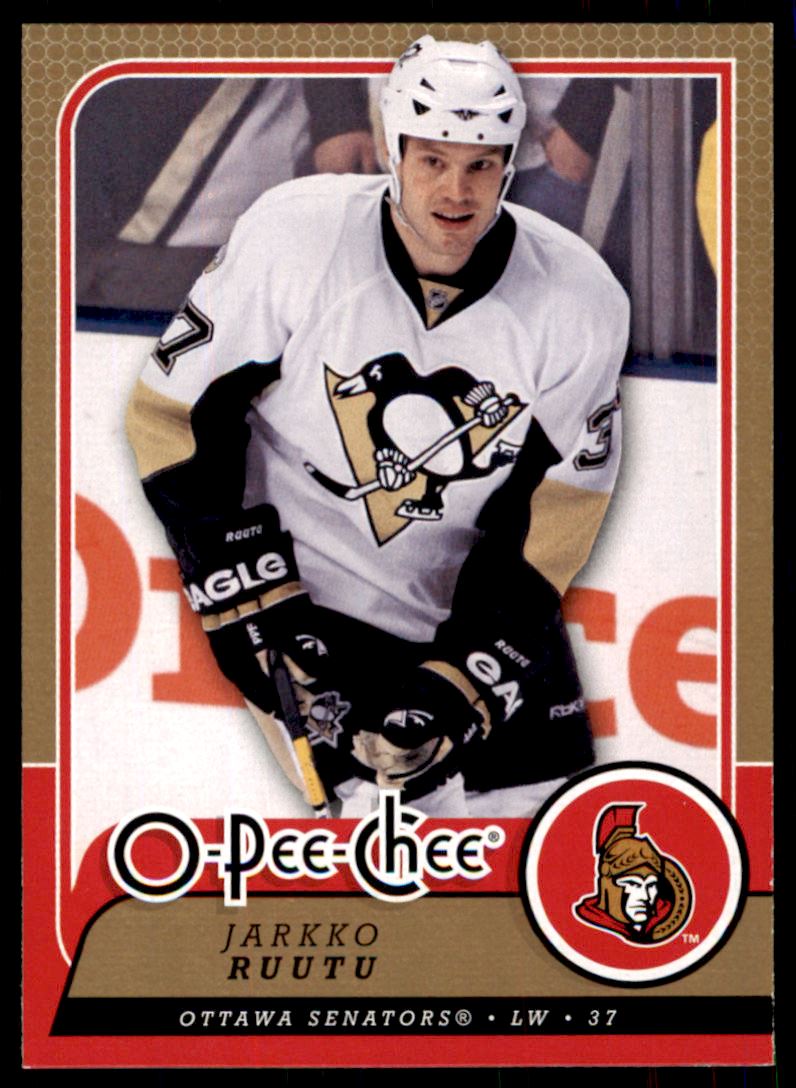Hokejová karta Jarkko Ruutu OPC 2008-09 řadová č.40