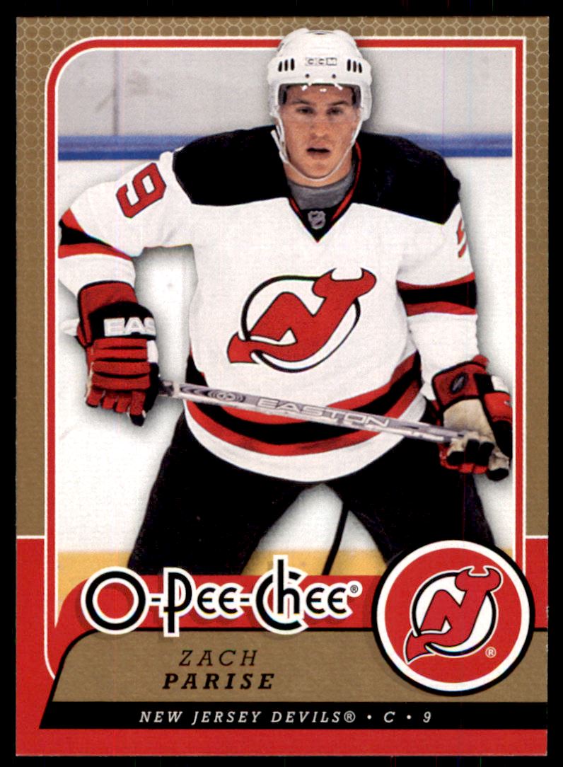 Hokejová karta Zach Parise OPC 2008-09 řadová č.84