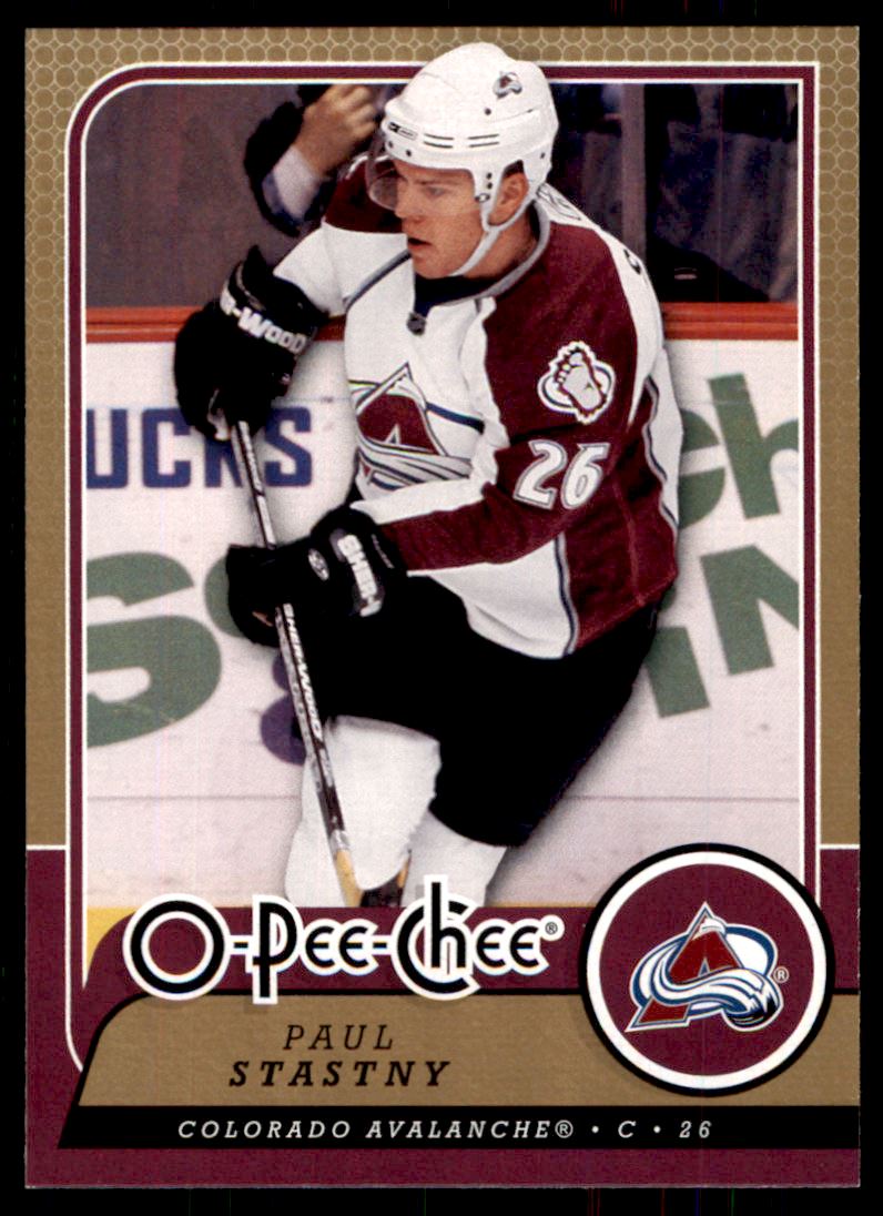 Hokejová karta Paul Stastny OPC 2008-09 řadová č.109