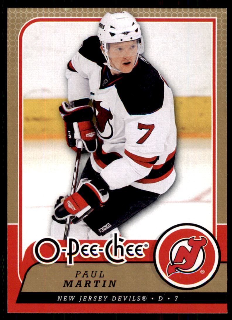 Hokejová karta Paul Martin OPC 2008-09 řadová č.120
