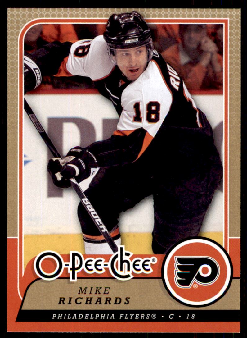 Hokejová karta Mike Richards OPC 2008-09 řadová č.137