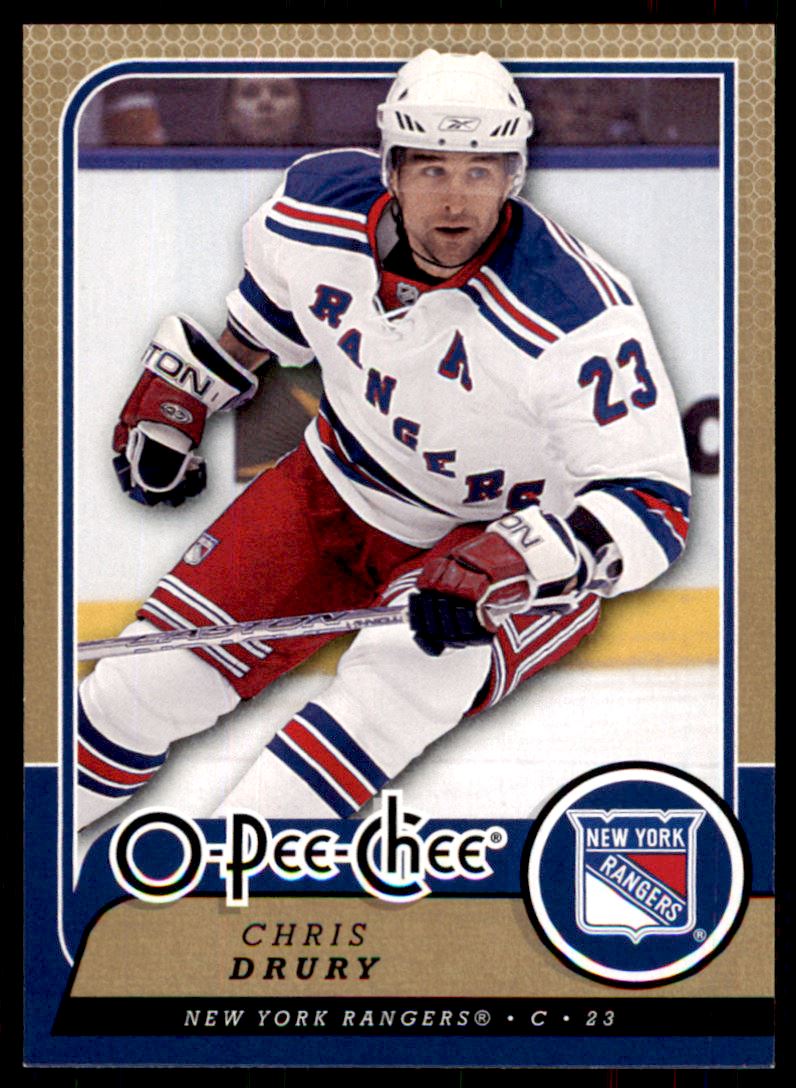 Hokejová karta Chris Drury OPC 2008-09 řadová č.157