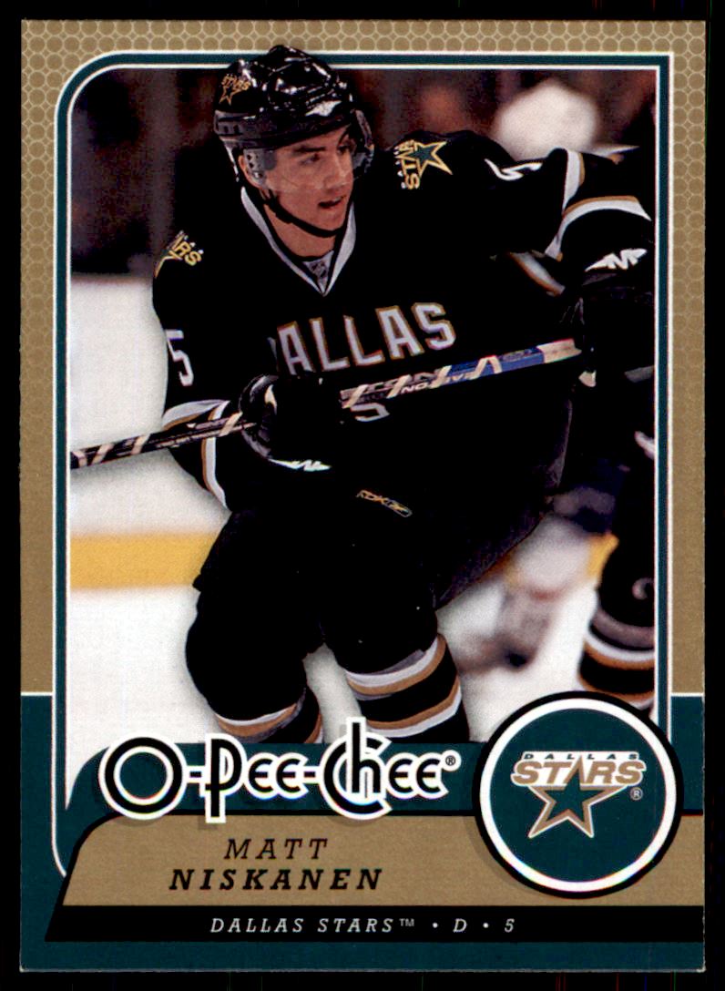 Hokejová karta Matt Niskanen OPC 2008-09 řadová č.196