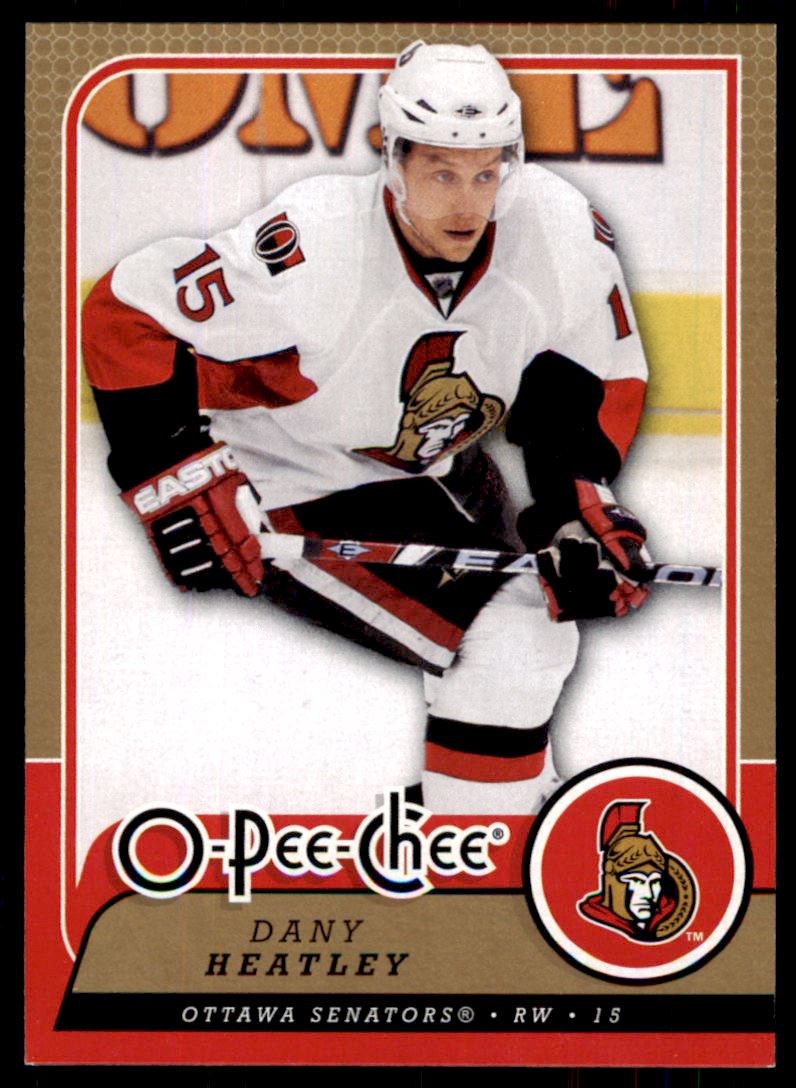 Hokejová karta Dany Heatley OPC 2008-09 řadová č.309