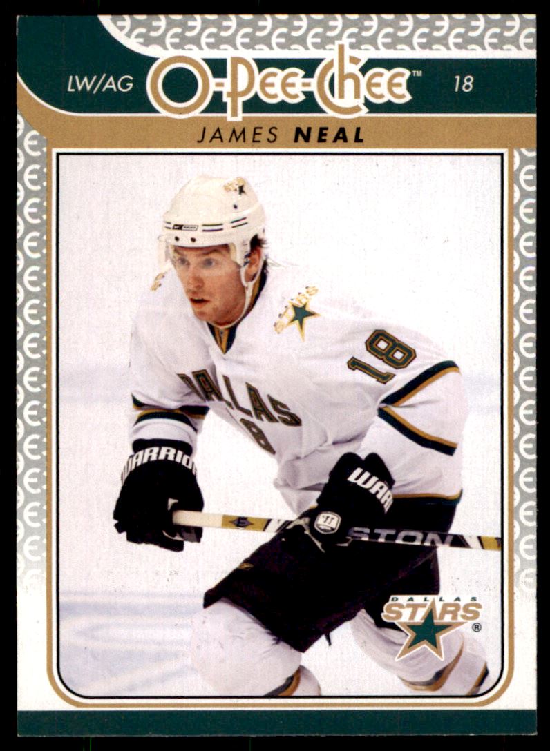 Hokejová karta James Neal OPC 2009-10 řadová č.25