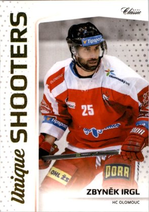 Hokejová karta Zbyněk Irgl  OFS 2018-19 Série 1 Unique Shooters