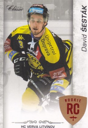 Hokejová karta David Šesták OFS 17/18 S.II. Rookie Update