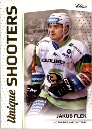 Hokejová karta Jakub Flek OFS 2018-19 Série 1 Unique Shooters
