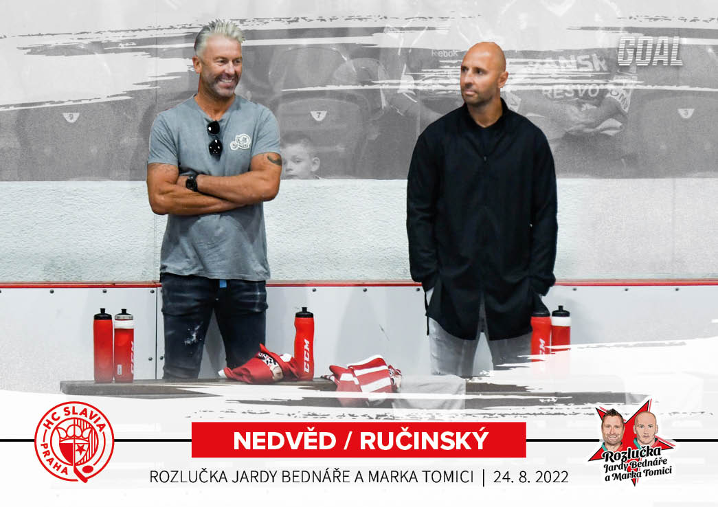 Hokejová karta Nedvěd / Ručinský Goal Cards 2022-23 Rozkučka č. 42